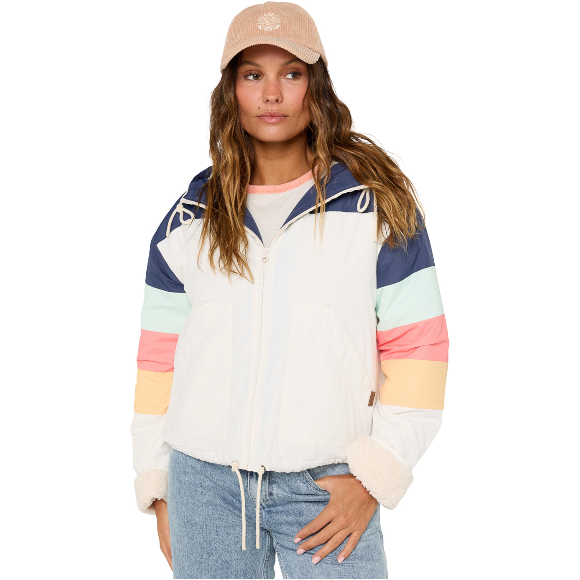 2025 Rip Curl Womens Keepsakes Bomber Jacket 03CWJA - Navy